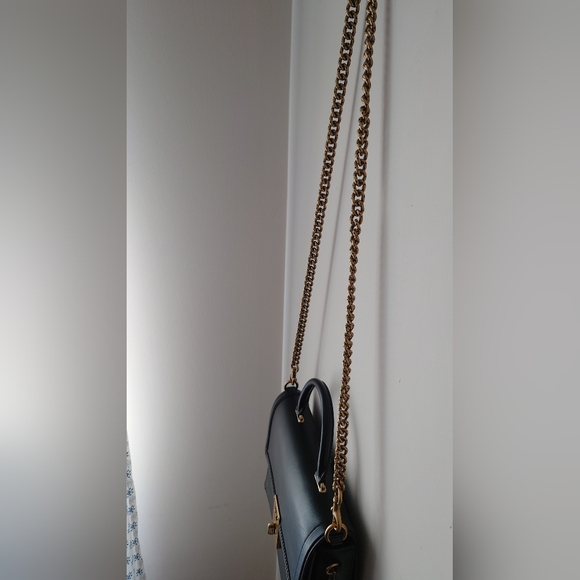 Coach 1941 Hutton Black Briefcase Leather Shoulder Bag (2 Straps incl) - Picture 10 of 13